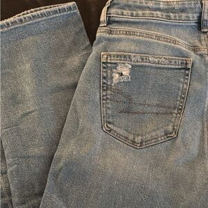 American Eagle Outfitters Blue Straight Leg Jeans